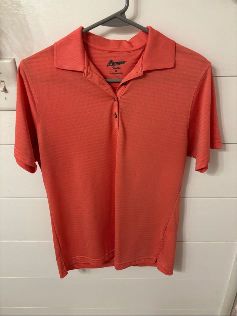 Women’s Coral Polo Shirt size medium